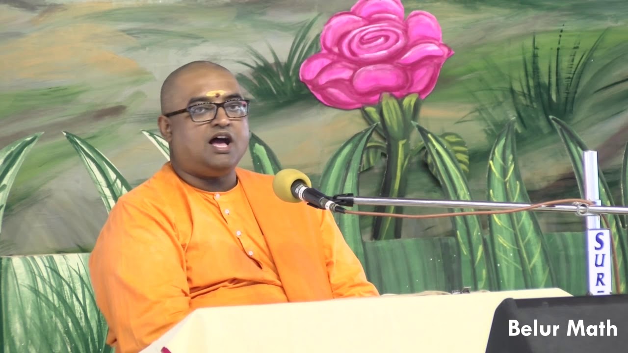 Sri Sri Ramakrishna Punthi by Swami Stavapriyananda during Public Celebration 2018