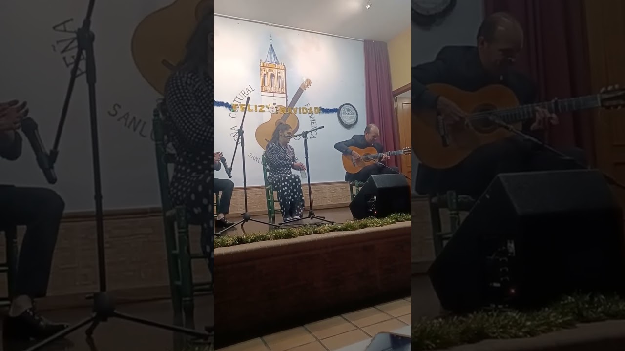 Peña Sanlúcar La Mayor,Malena Carrasco cante,Luis Carrasco guitarra,palmas José y Antonio Carrasco.