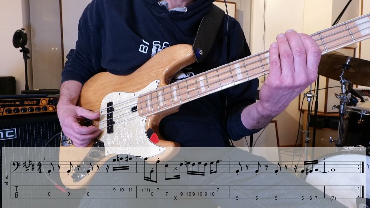 3 on E VULFPECK on Fretless Bass // Tutorials with Bass Tabs // JBOD Bass & Drums Syndicate