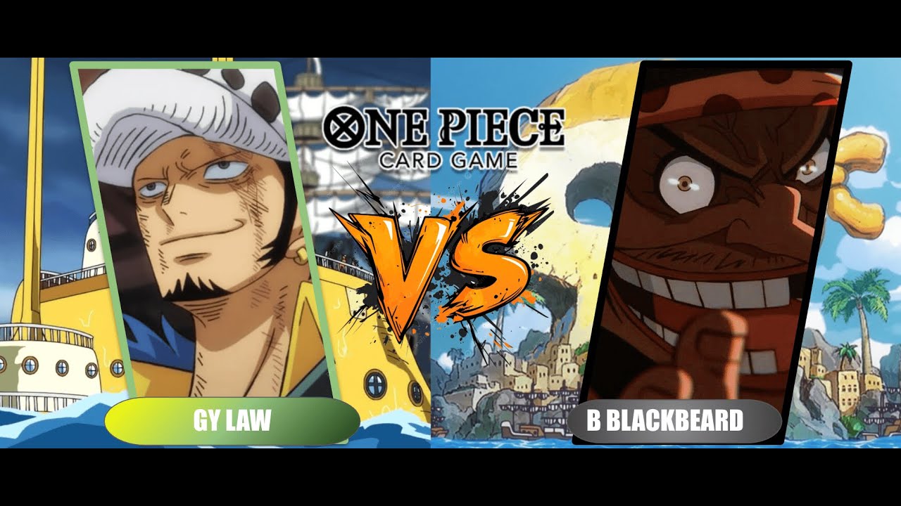 [OP12.5 PRB02] Black Blackbeard vs  GY Law |  One Piece TCG Gameplay - No Stage, no party