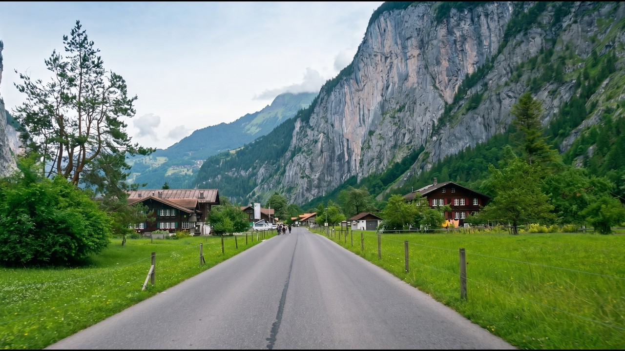 Swiss Scenic Drive 4K | Stechelberg - Lauterbrunnen - Brienz