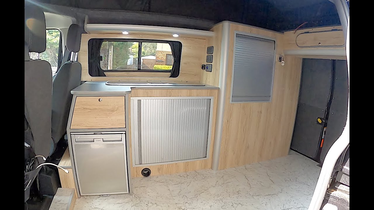 Campervan furniture build on a Ford Transit Custom
