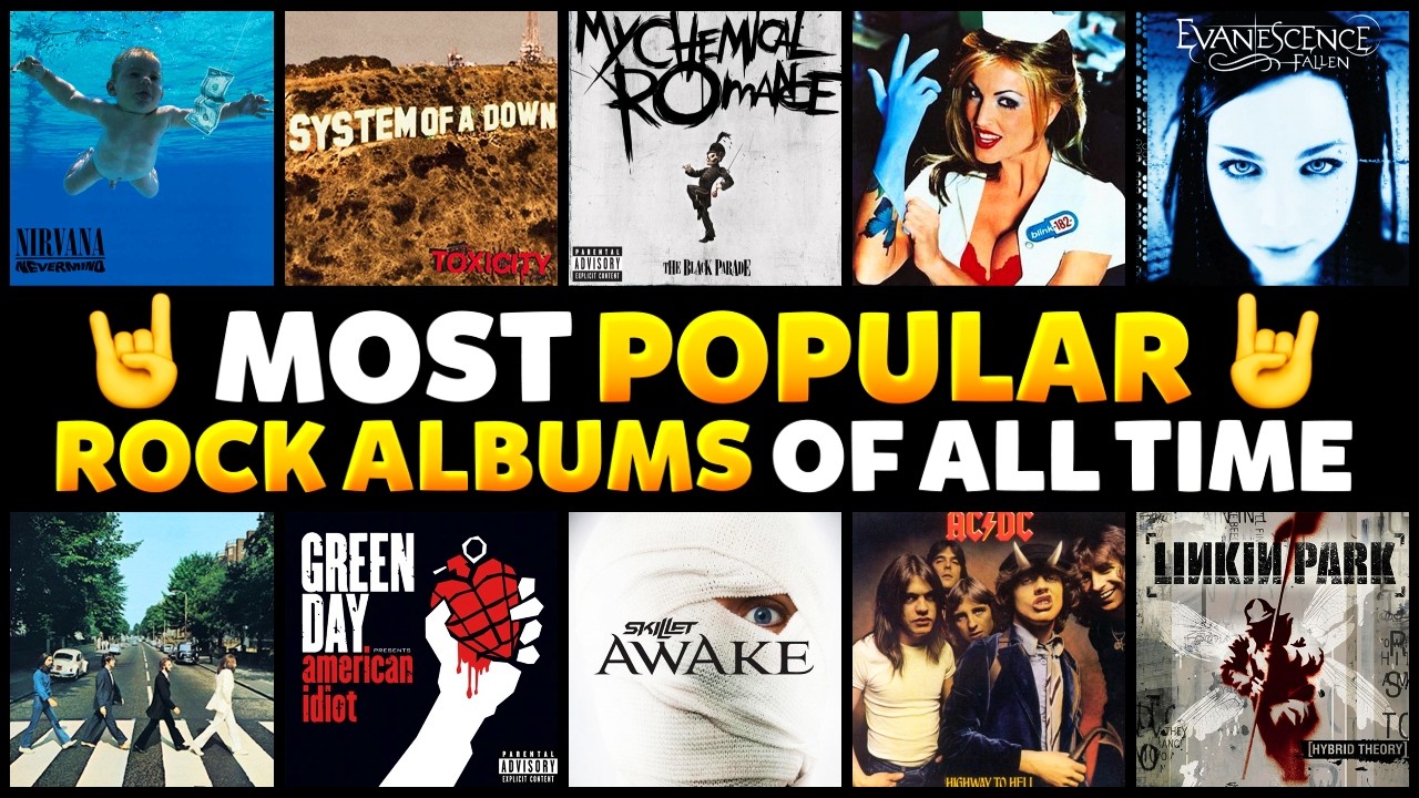 Top 50 Most Popular Rock Albums Of All Time