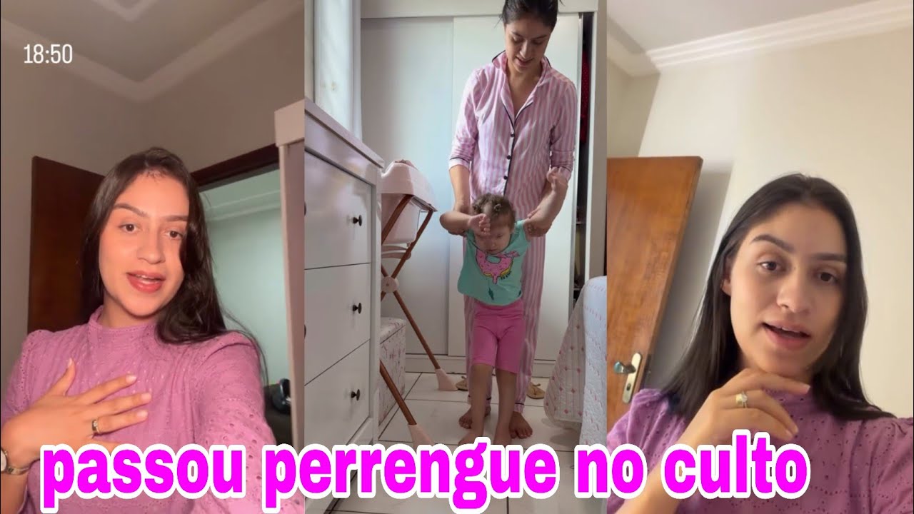 🌟 Ana Vitória cuidando do lar+foi ao culto e passou um sufoco com as meninas 