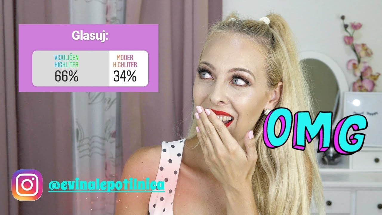 SLEDILCI IZBERETE MOJ MAKEUP!! | Evina lepotilnica