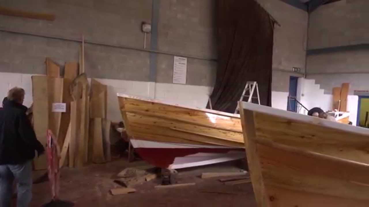Traditional sailing Coble, built at Bridlington Harbour