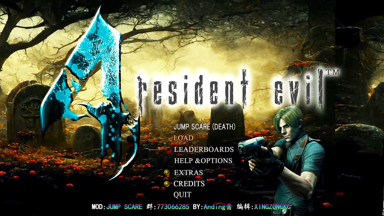 مود صعب او عبيط ؟ \\ RE4 UHD MOD JUMP SCARE - NO HOPE DIFFICULTY - END