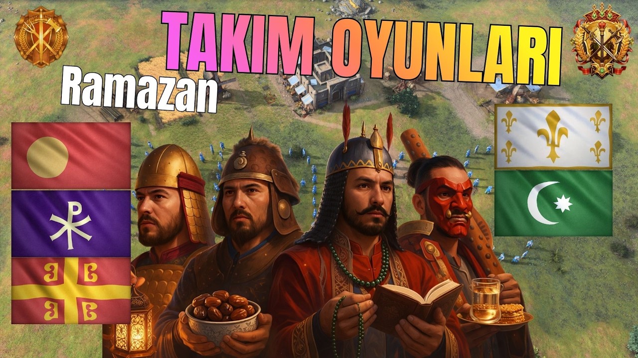 Takım Günü: İmparatorluğa Zafer Getiren 4v4 Oyunlar | Age of Empires IV