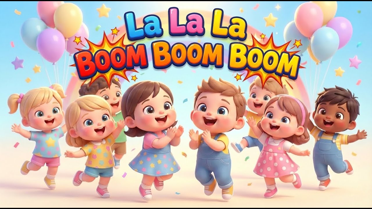 La La  Boom Boom | Clap Your Hands | Funny Kids Dance Song | Nursery Rhymes for Toddlers | Boom Boom