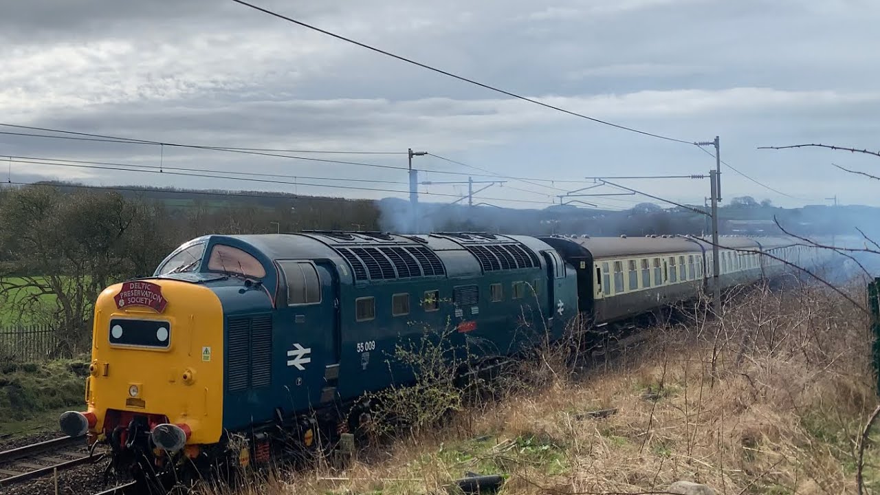 Deltic 55009 &lsquo;Alycidon&rsquo; Around The North West 29th & 30th March 2023