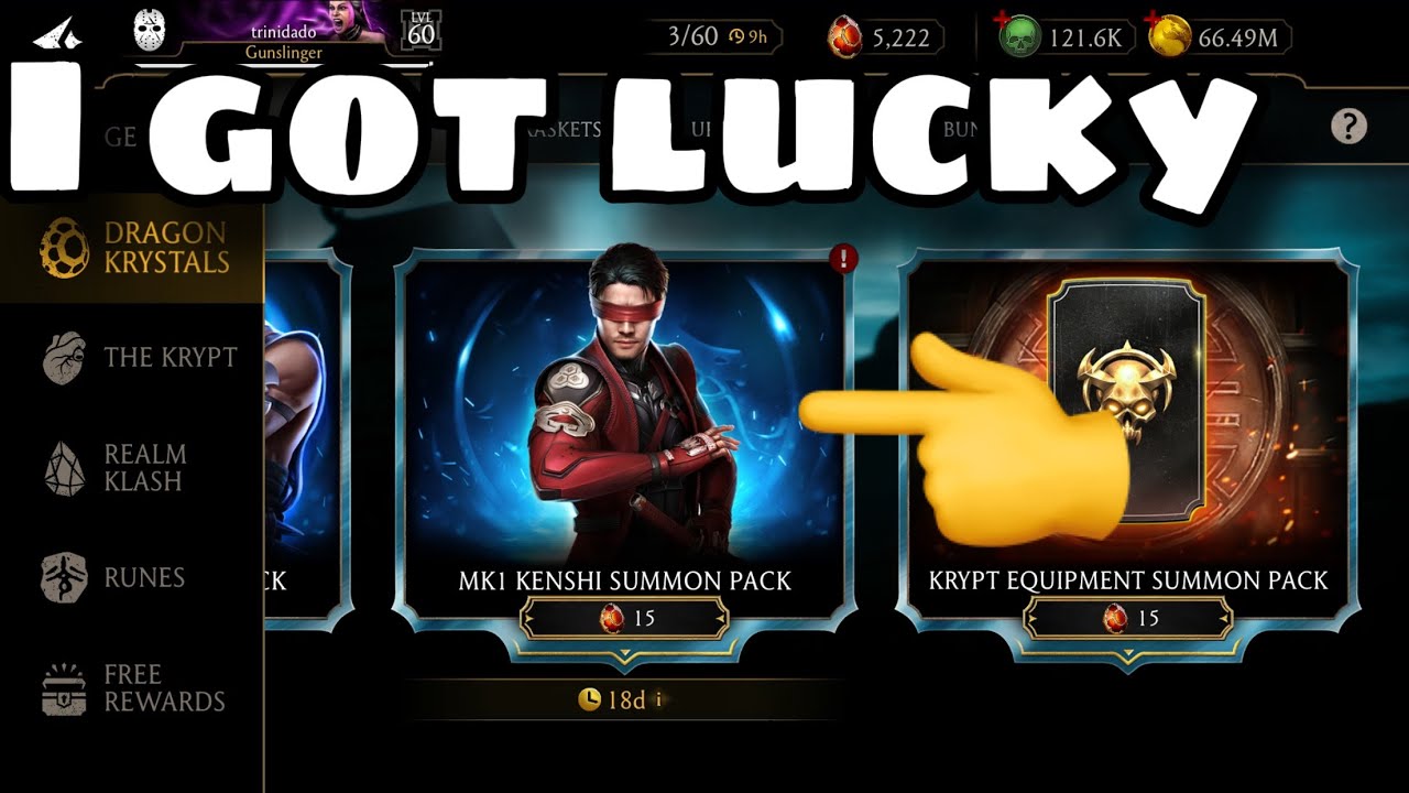 MK1 Kenshi Summon Pack Opening 🥳 | MK Mobile