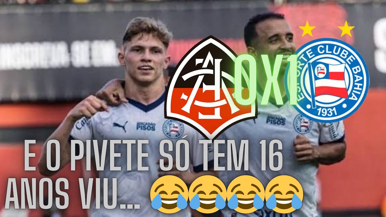VITÓRIA 0X1 BAHIA! MEU DEUS NÃO SOBROU NADA!!!! KKKKKKKK 