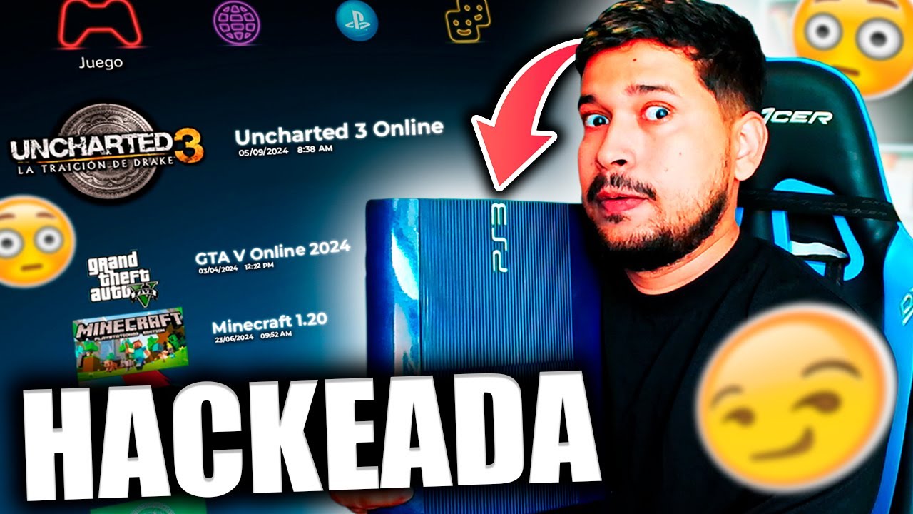 ESTO es lo que TIENE mi PS3 HACK3ADA