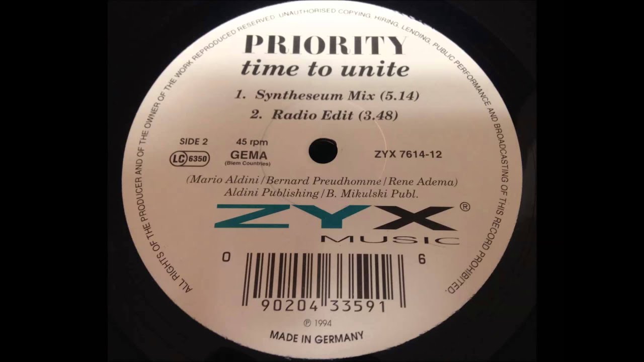 Priority - Time To Unite