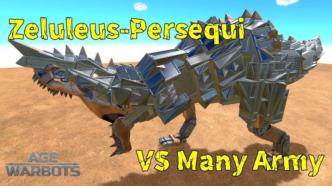 Zeluleus-Persequi vs Many Army in Early Access - Age of Warbots (AOWB)