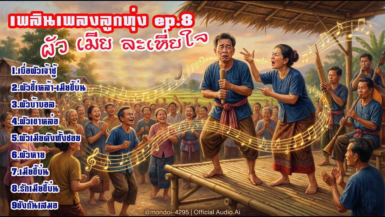 เพลินเพลงลูกทุ่งสนุกๆ ep.8 ผัวเมียละเหี่ยใจ