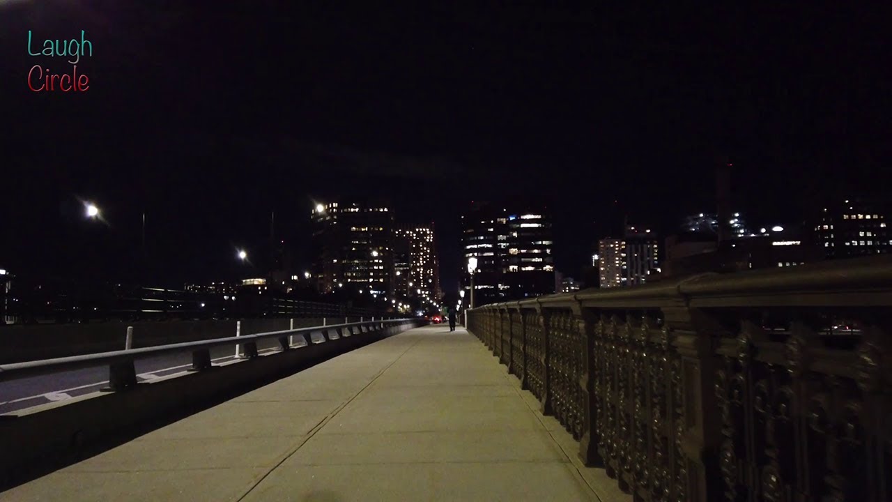 Longfellow Bridge, Boston, Massachusetts, USA | Walking Tour [Night Time]