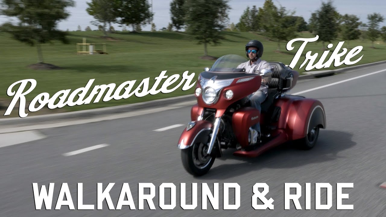 Indian Motorcycle Roadmaster Trike Walkaround and Ride