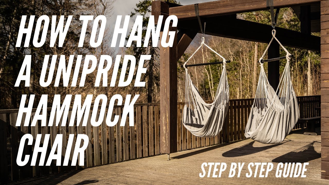 How to Hang a Hammock Chair? Step by Step Guide How to Do it!