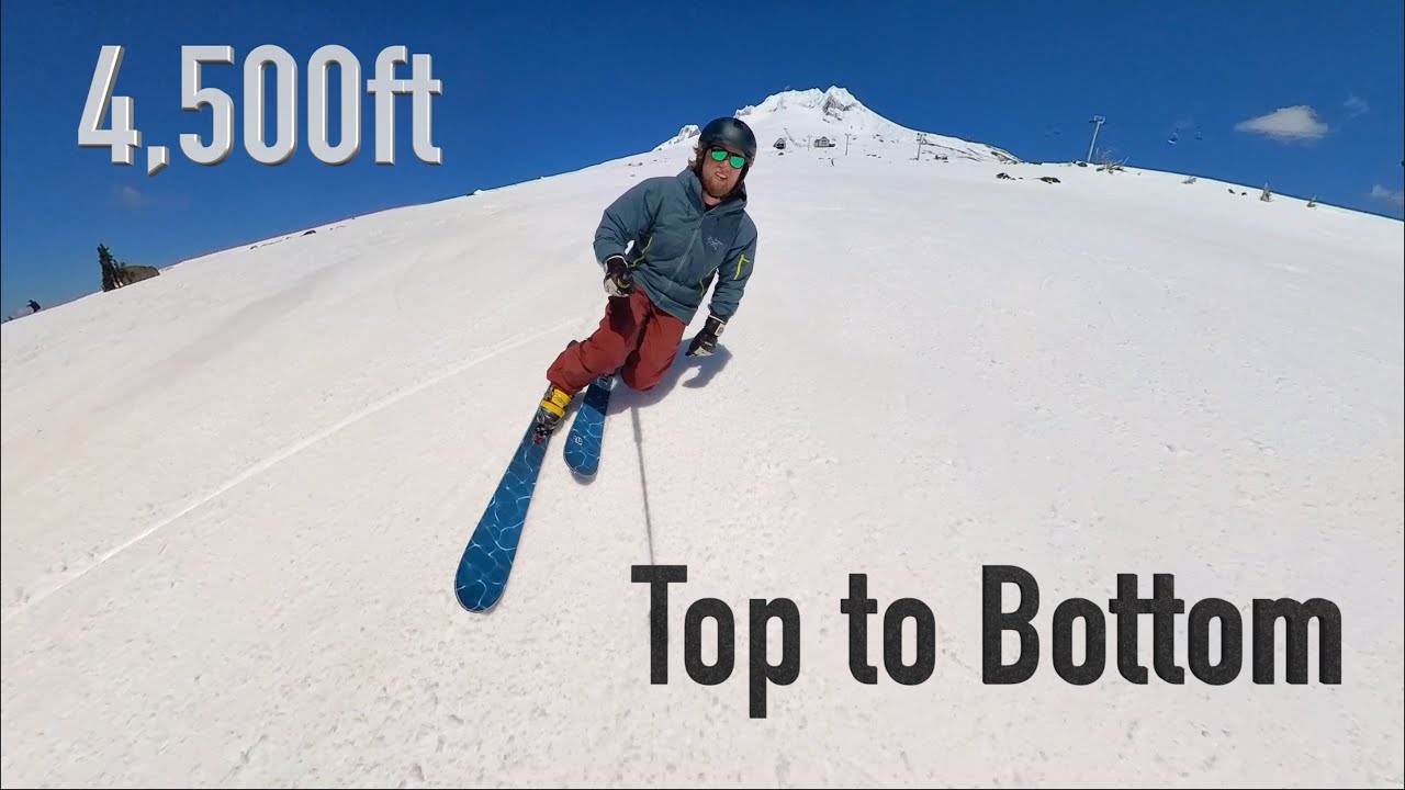 Top to Bottom on Tele | Mt Hood Timberline | Palmer to Government Camp