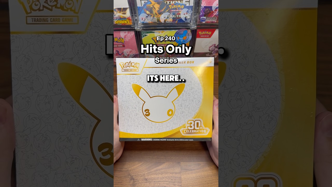 Pokemon 30th Celebration Set Is Here! (ETB Opening) Hits Only Episode 240