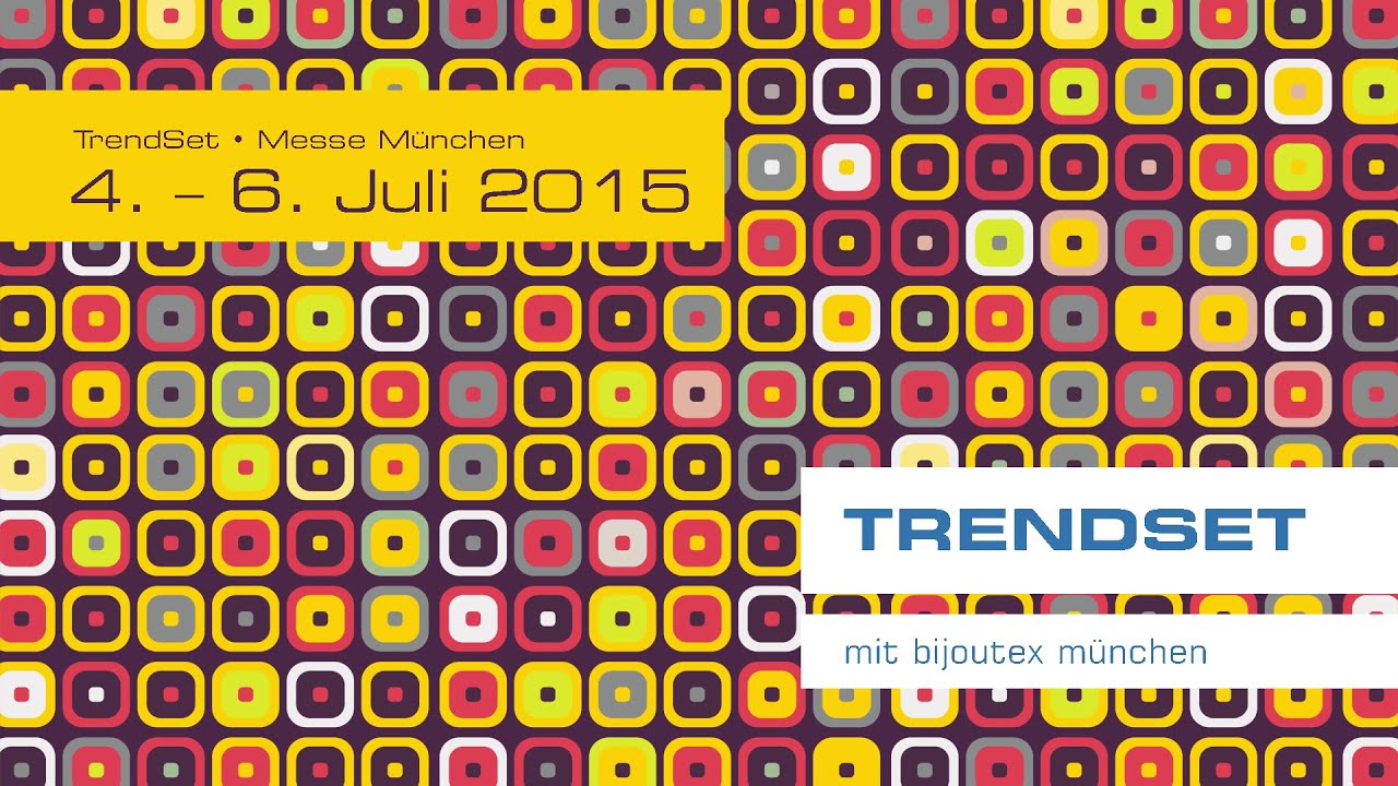 Herbst & Winter Trends 2015/2016 - HIGHLIGHTS auf der Messe TrendSet im Sommer 2015