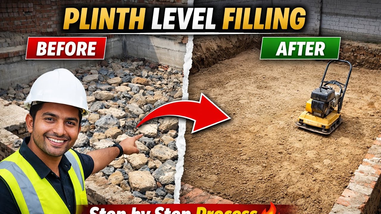 Building Construction Vlog | Plinth Level Soling & Filling Work Full Process