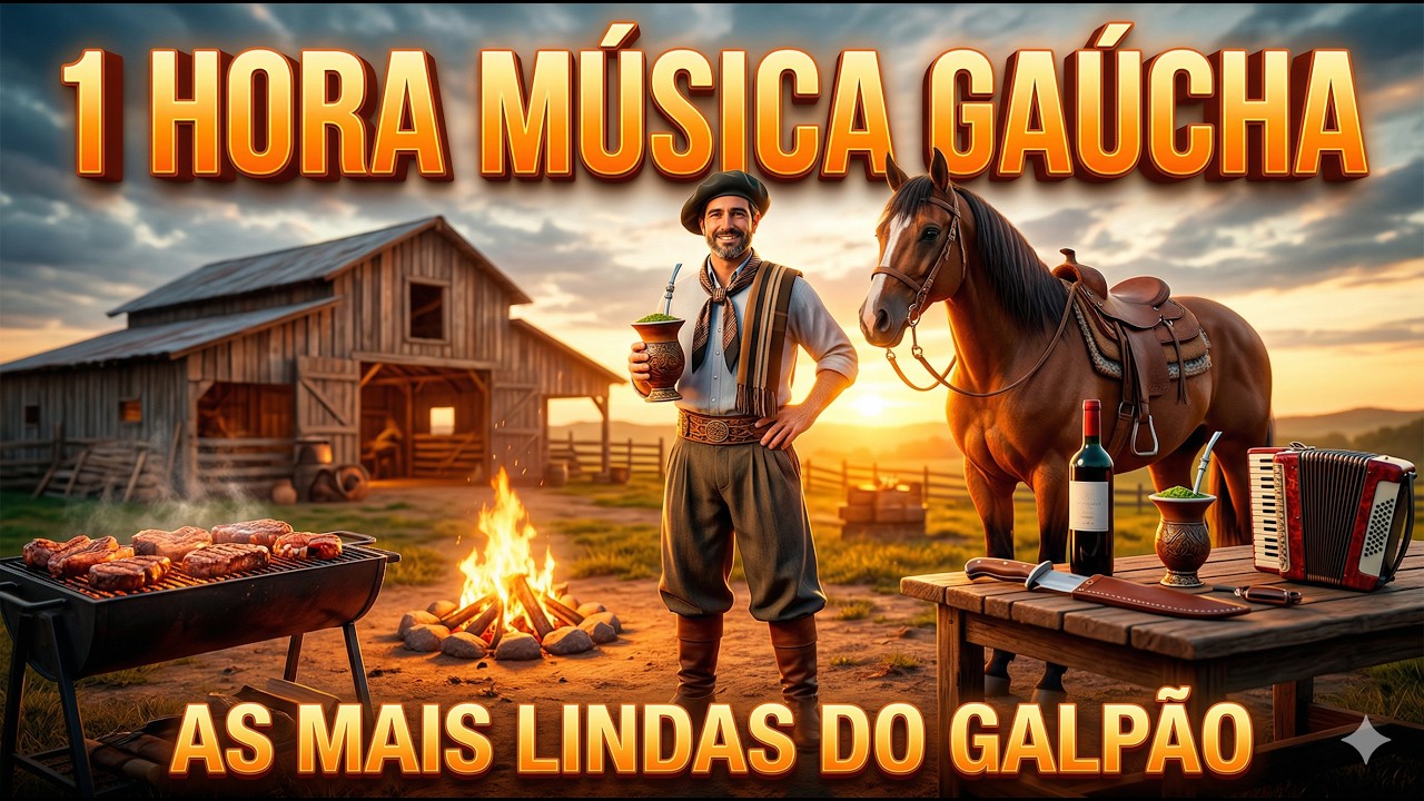 M&Uacute;SICA GA&Uacute;CHA RAIZ 1 HORA 🧉 LENDAS DO GALP&Atilde;O PARA DESCANSAR E MATEAR