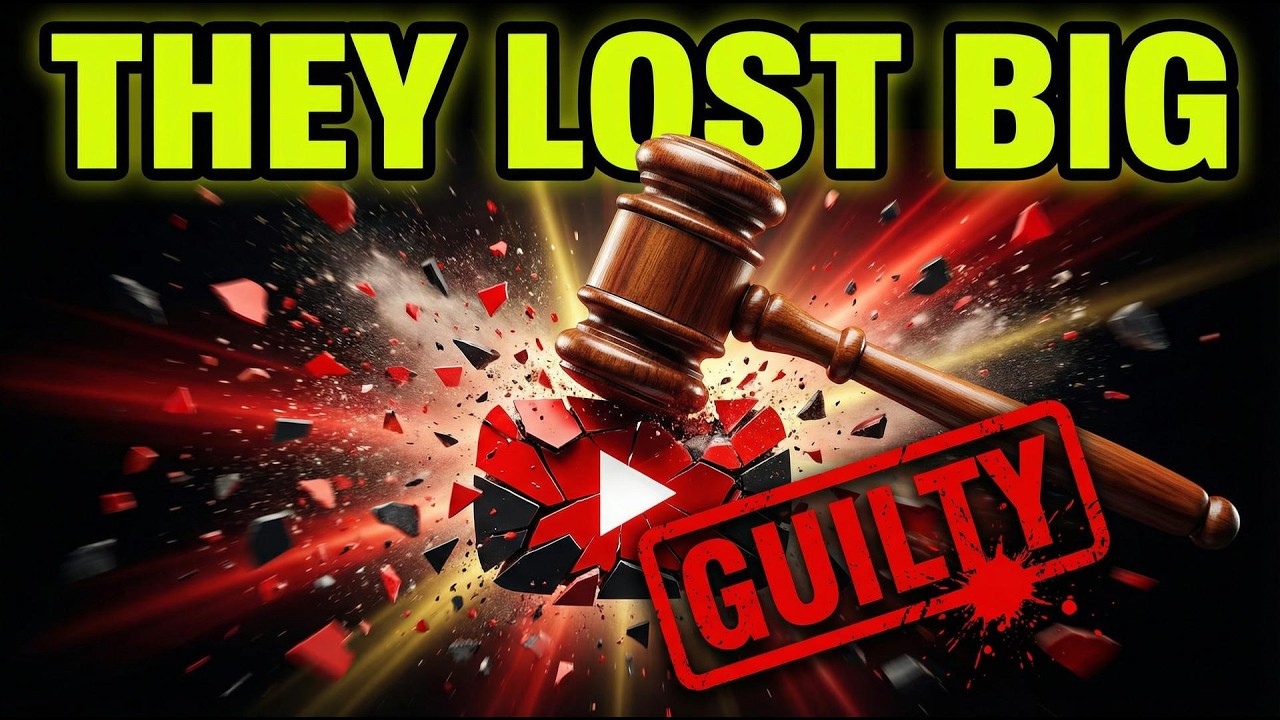 BREAKING NEWS YouTube Takes MASSIVE Loss In Court!