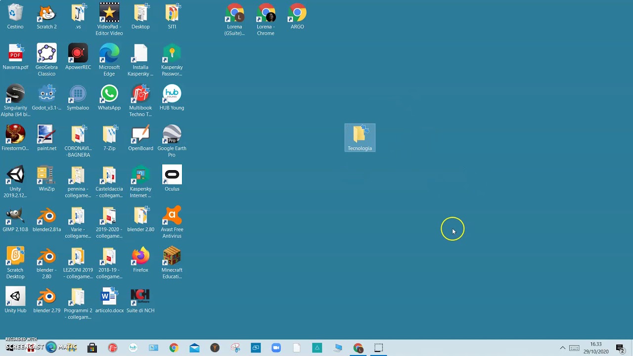 Come creare una cartella sul Desktop