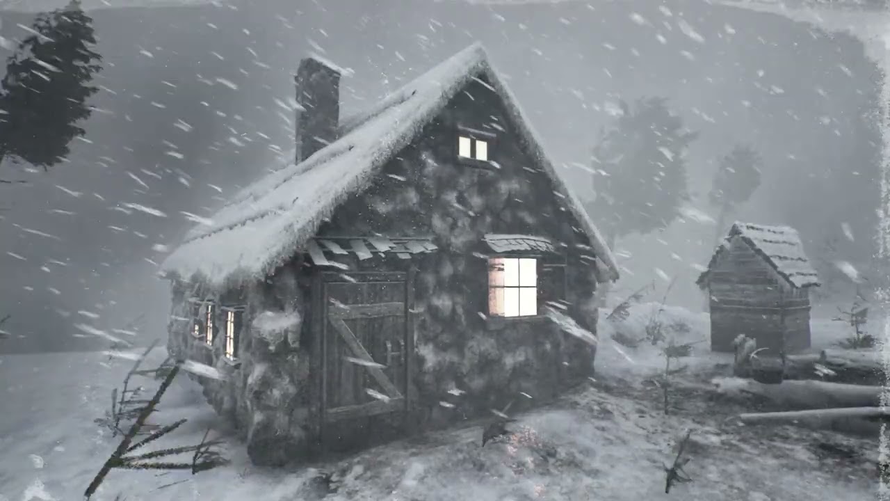 APOCALYPTIC WHITEOUT: EXTREME SNOWSTORM SOUNDS and ARCTIC BLIZZARD for Sleep | Polar Void