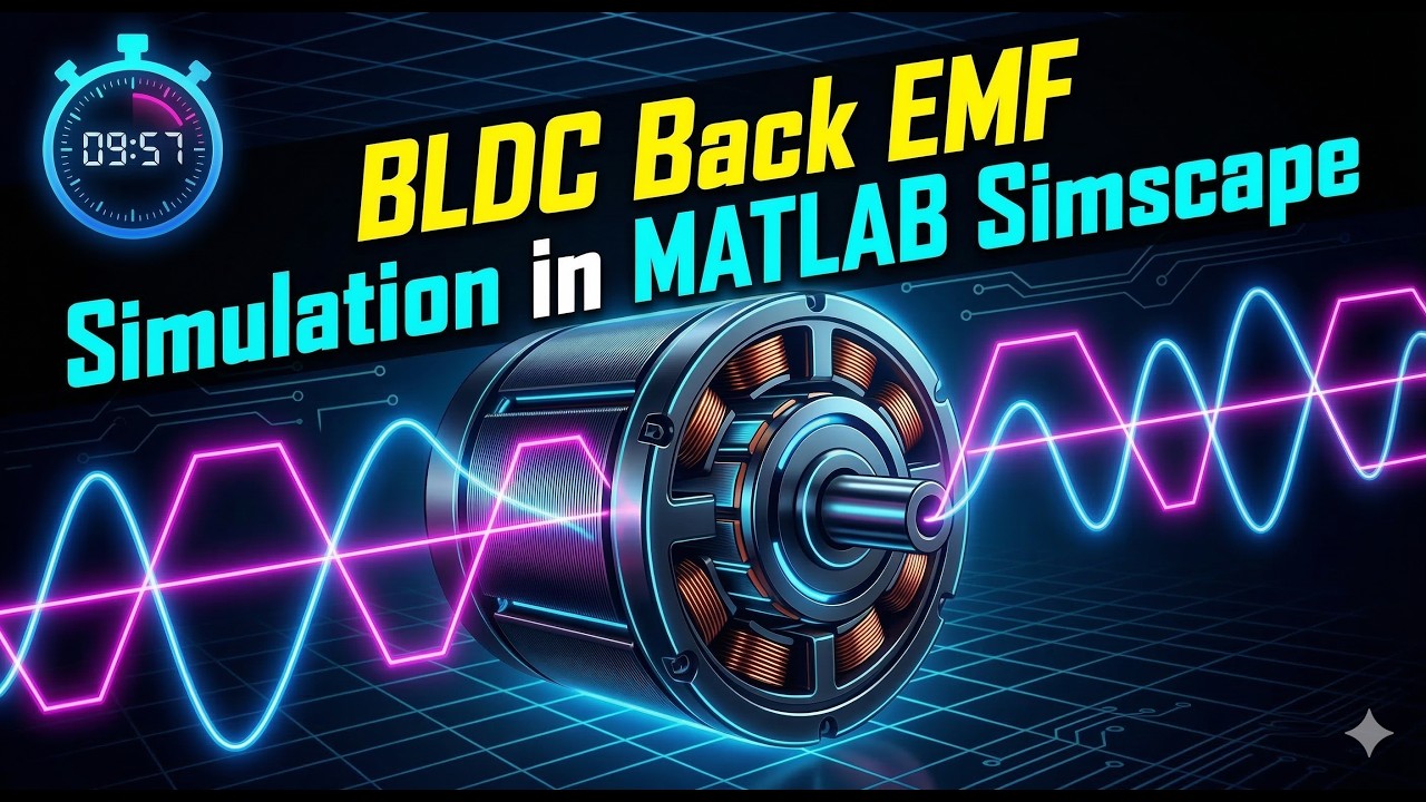 Моделирование противоЭДС бесщеточного двигателя постоянного тока в MATLAB Simscape: объяснение за...