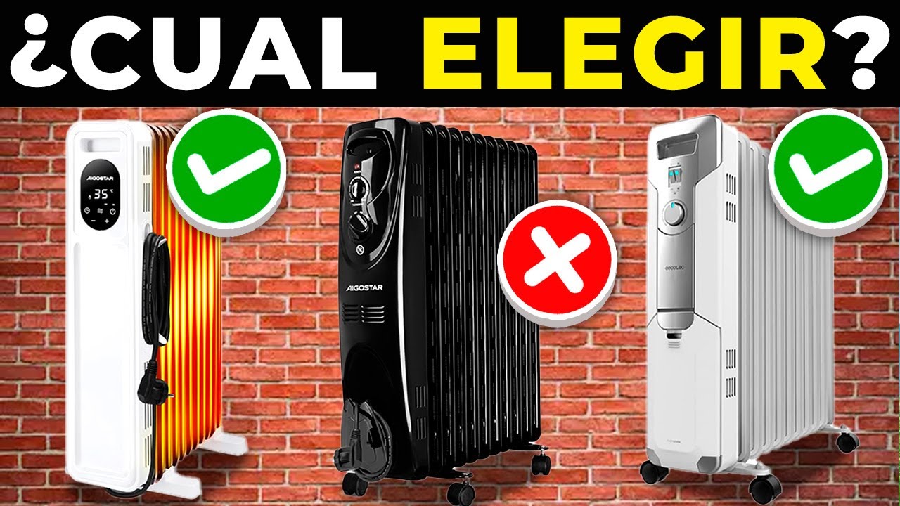 ✅ Los 5 Mejores Radiadores de Aceite Eléctricos 2025 | Calentadores de Aceite de Bajo Consumo