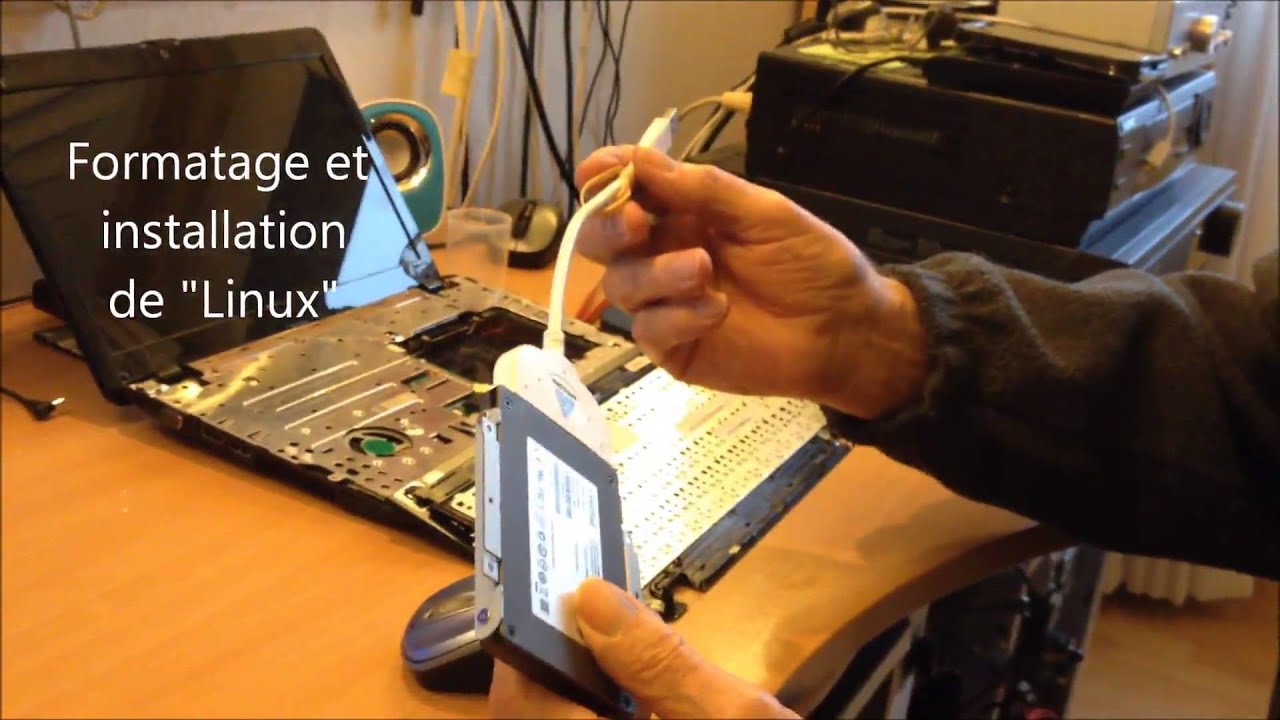 Formatage et installation Linux, DD hors PC Mp4 101 Mo 2400Kbits