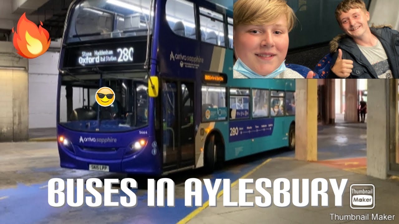 BUSES IN AYLESBURY (I met a viewer)
