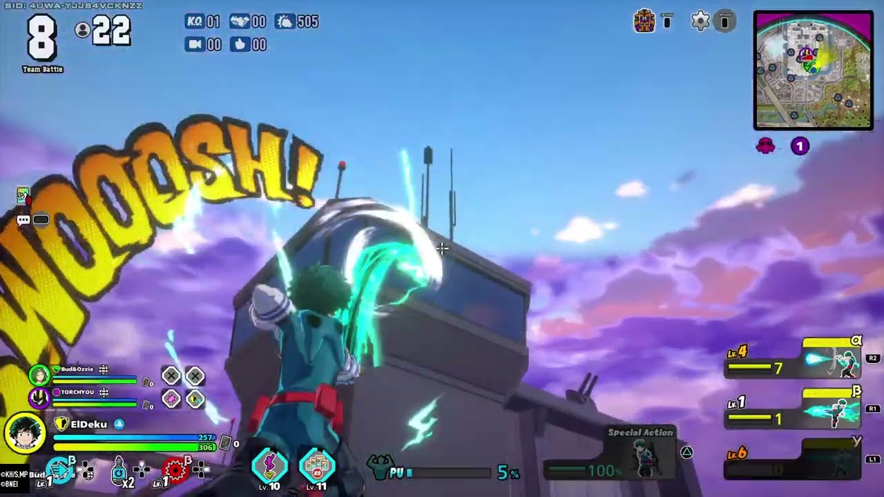 MY HERO ULTRA RUMBLE Season 14 Assault Deku 9KOs 6,363 DMG Unranked