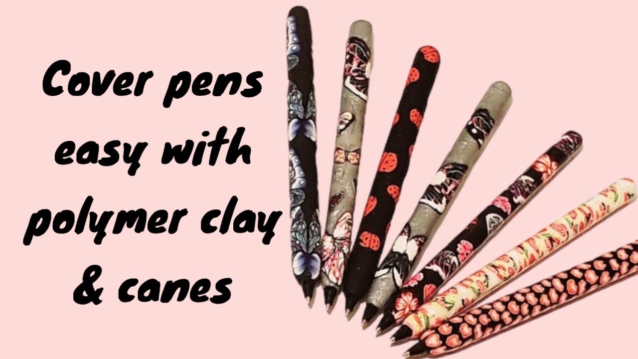 Easy Polymer Clay Pen Tutorial