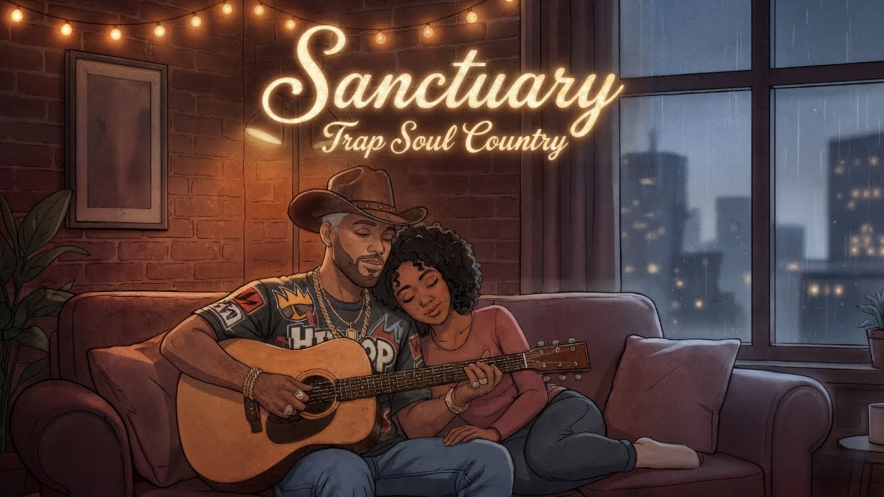 Sanctuary | Dark Trap Soul Country Mashup | Gritty Emotional 808s & Slide Guitar