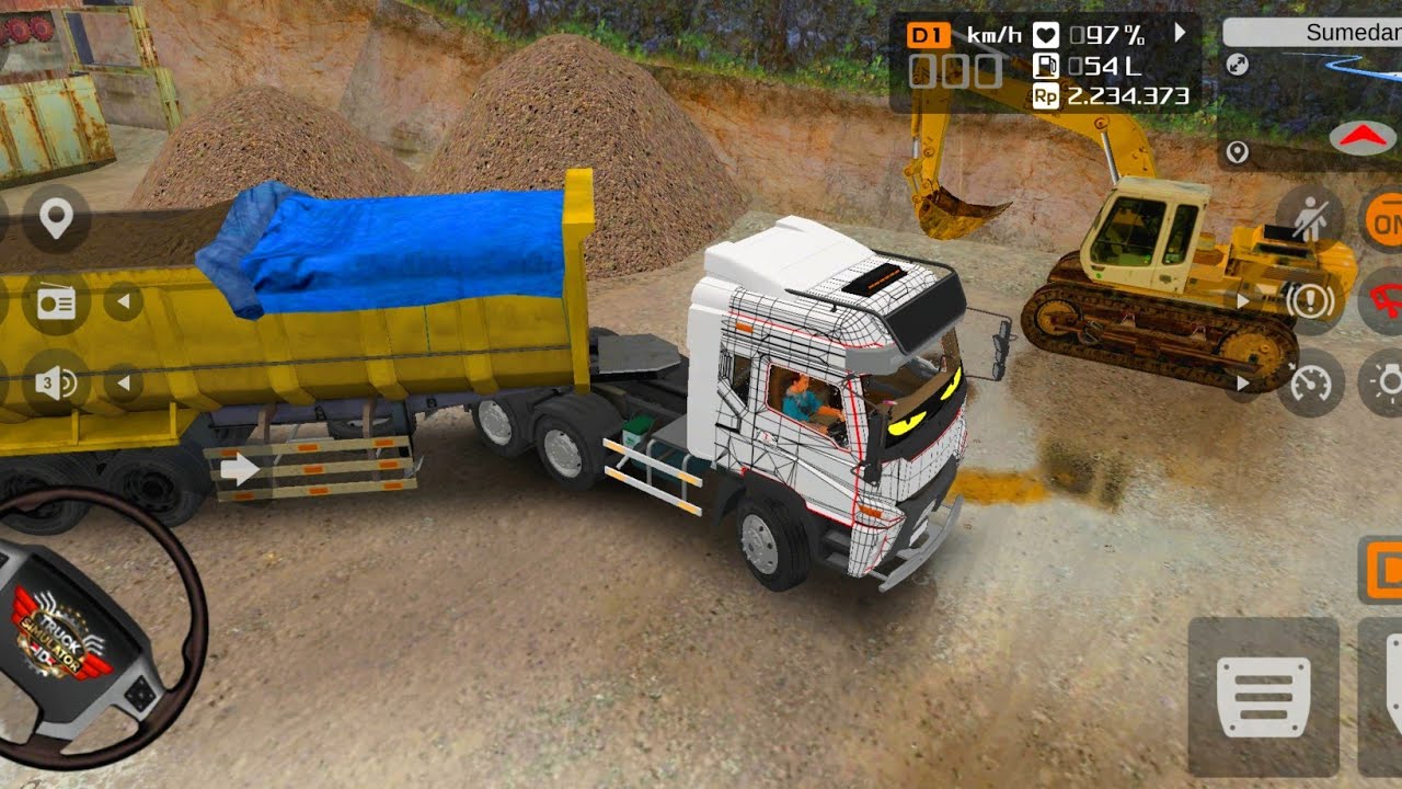 Truck simulator indonesia game #truck #simulator #game 