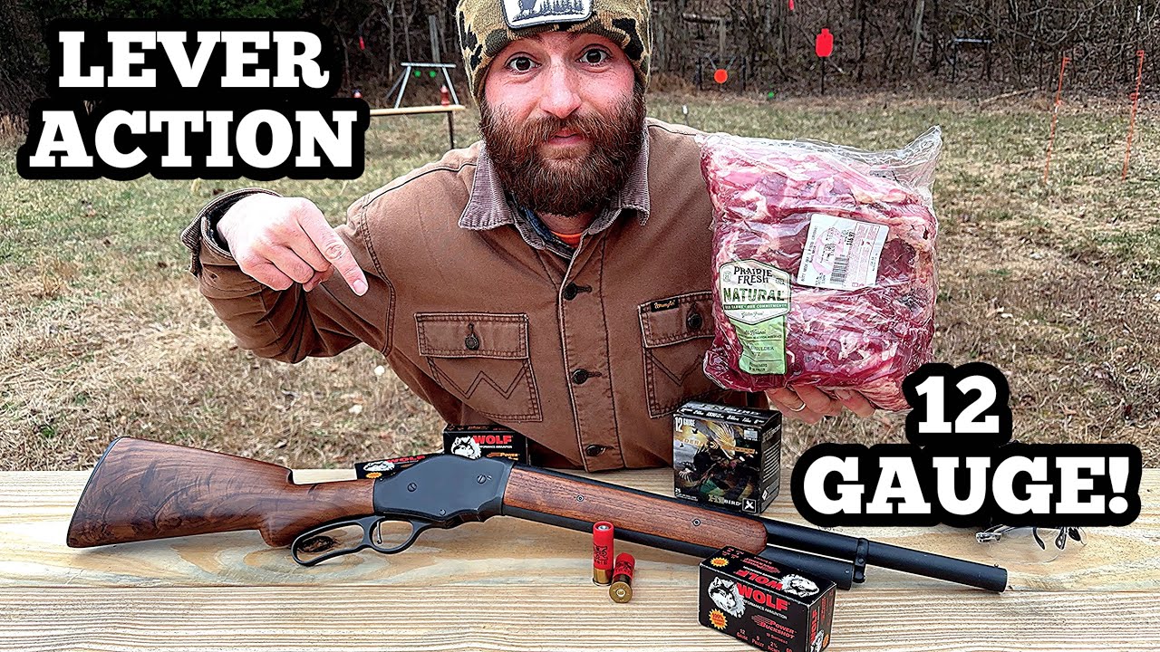 1887 Cimarron Review—Shotgun VS 10 LB Pork Butt!