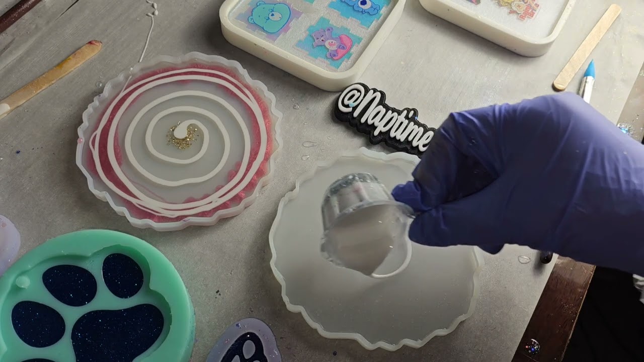 Fast Cure epoxy pour