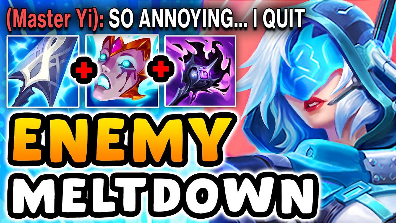 I Used the #1 Most ANNOYING Poke Ashe Build… and the Enemy Team RAGE QUIT