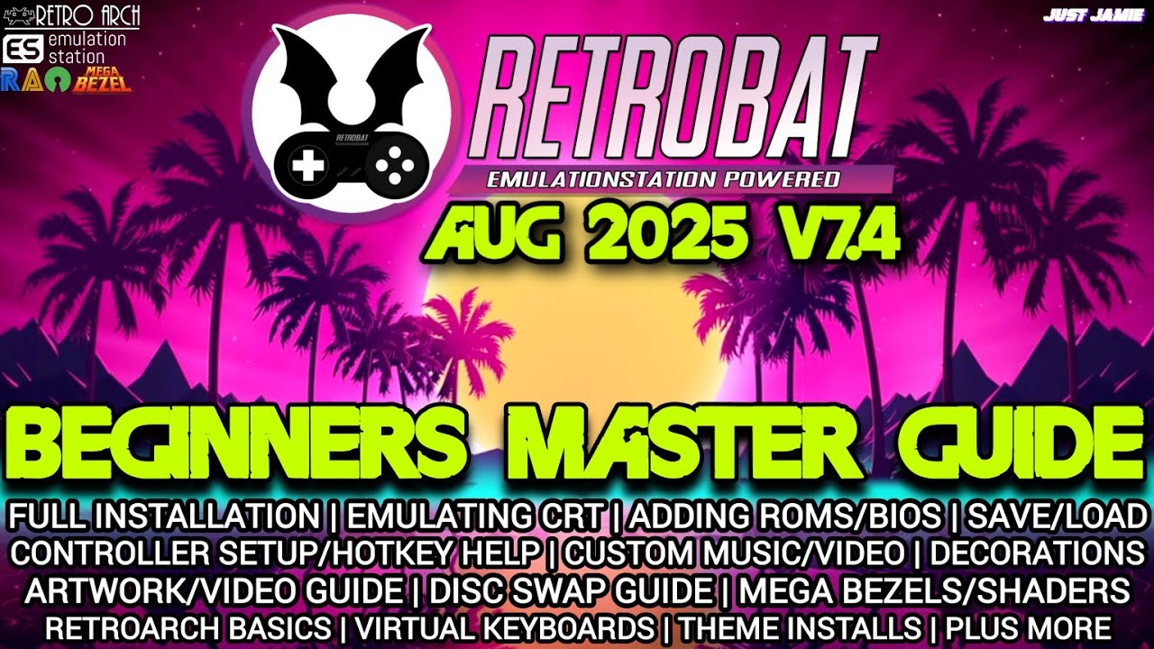 Полное руководство по настройке Retrobat V7.4 All-In-One (август 2025 г.) #retrobat #emulator #fr...