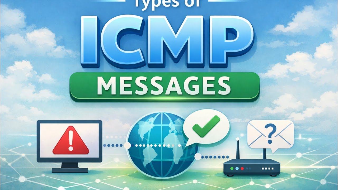 Types of ICMP Messages |Computer Networking 