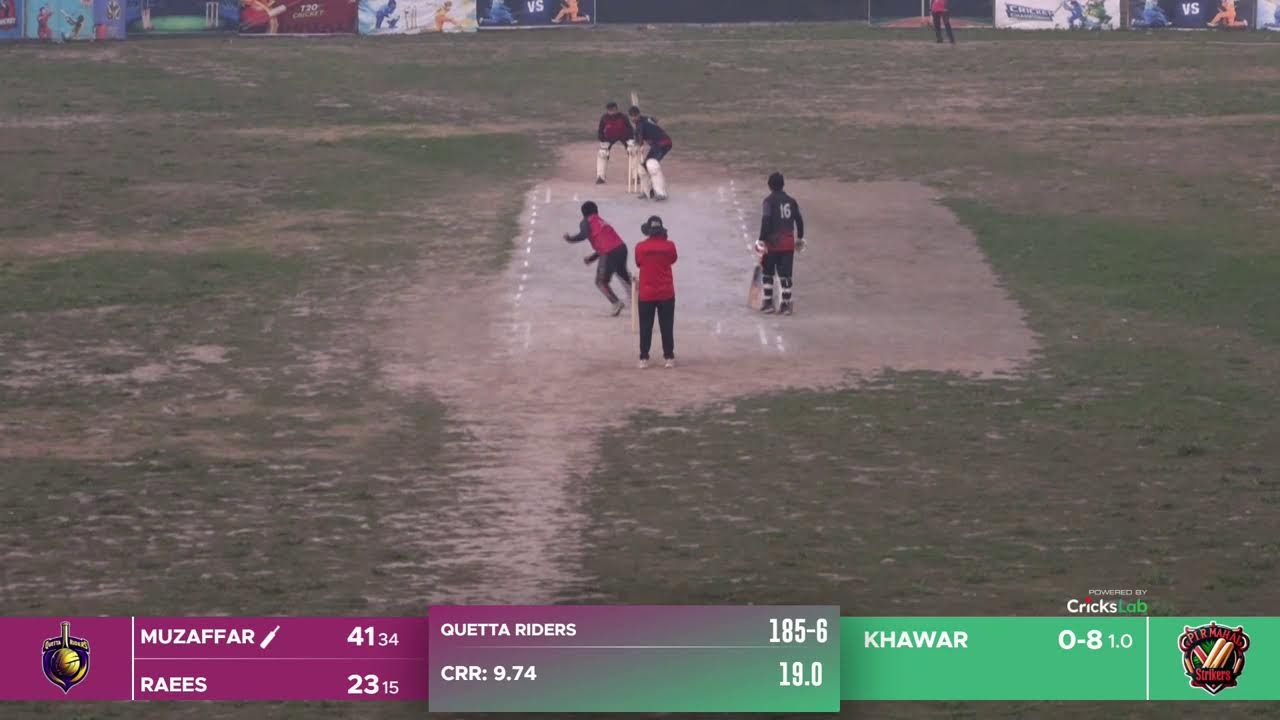 Karachi Challenge Cup 1/ 20-01-2026 / Pirmahal Strikers vs Quetta Riders