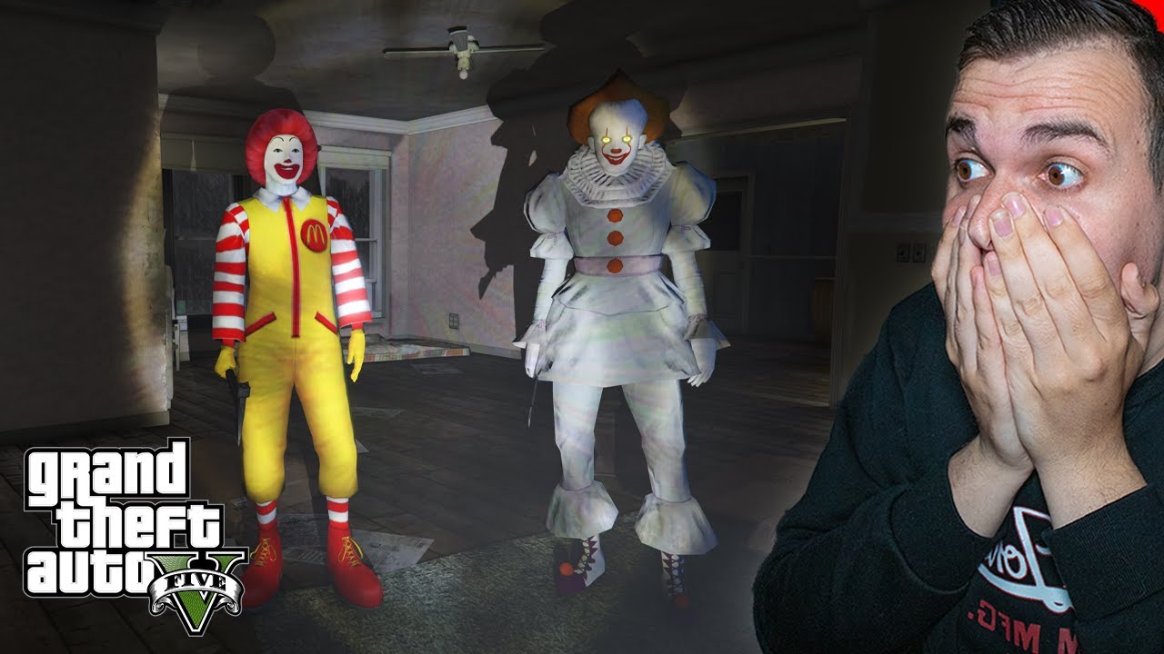 NAAR DE GEVANGENIS & Ik word INGESLOTEN door PENNYWISE & RONALD MCDONALDS! || GTA 5 || #8