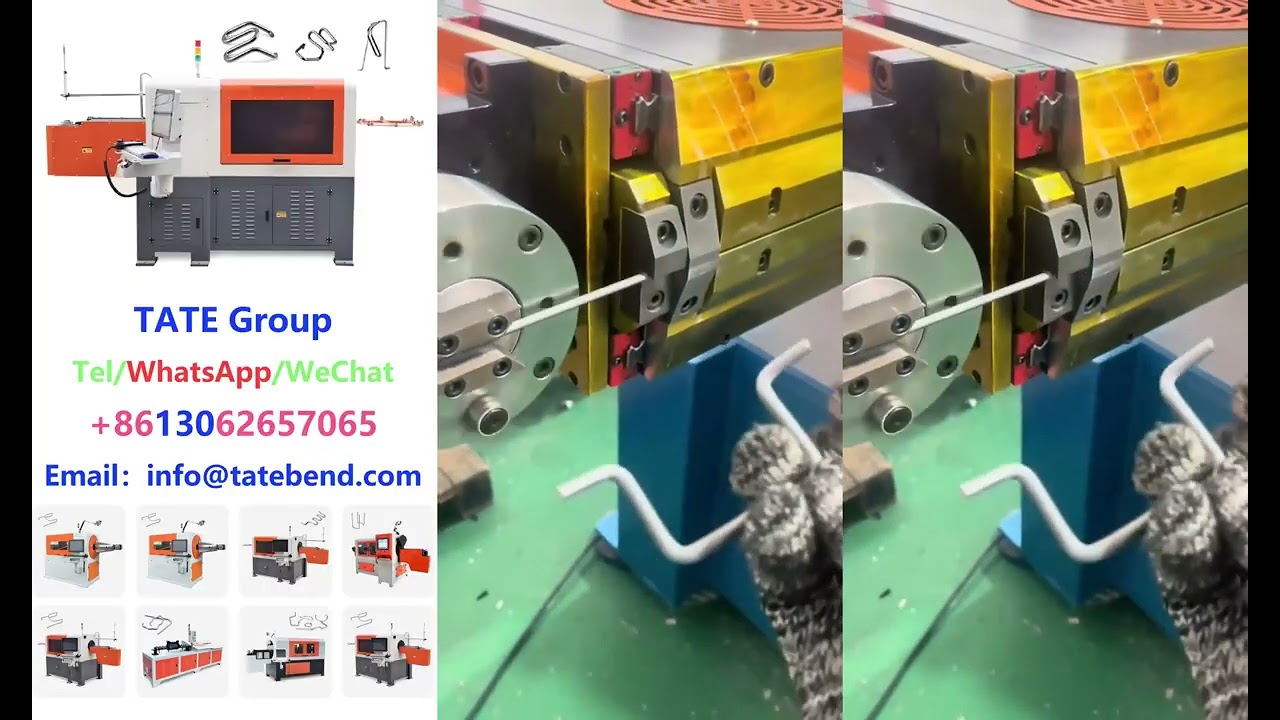 Best Automatic Wire Bending Machine TATE Price And Demo For Wire Racks Egypt Mexico Algeria Colombia