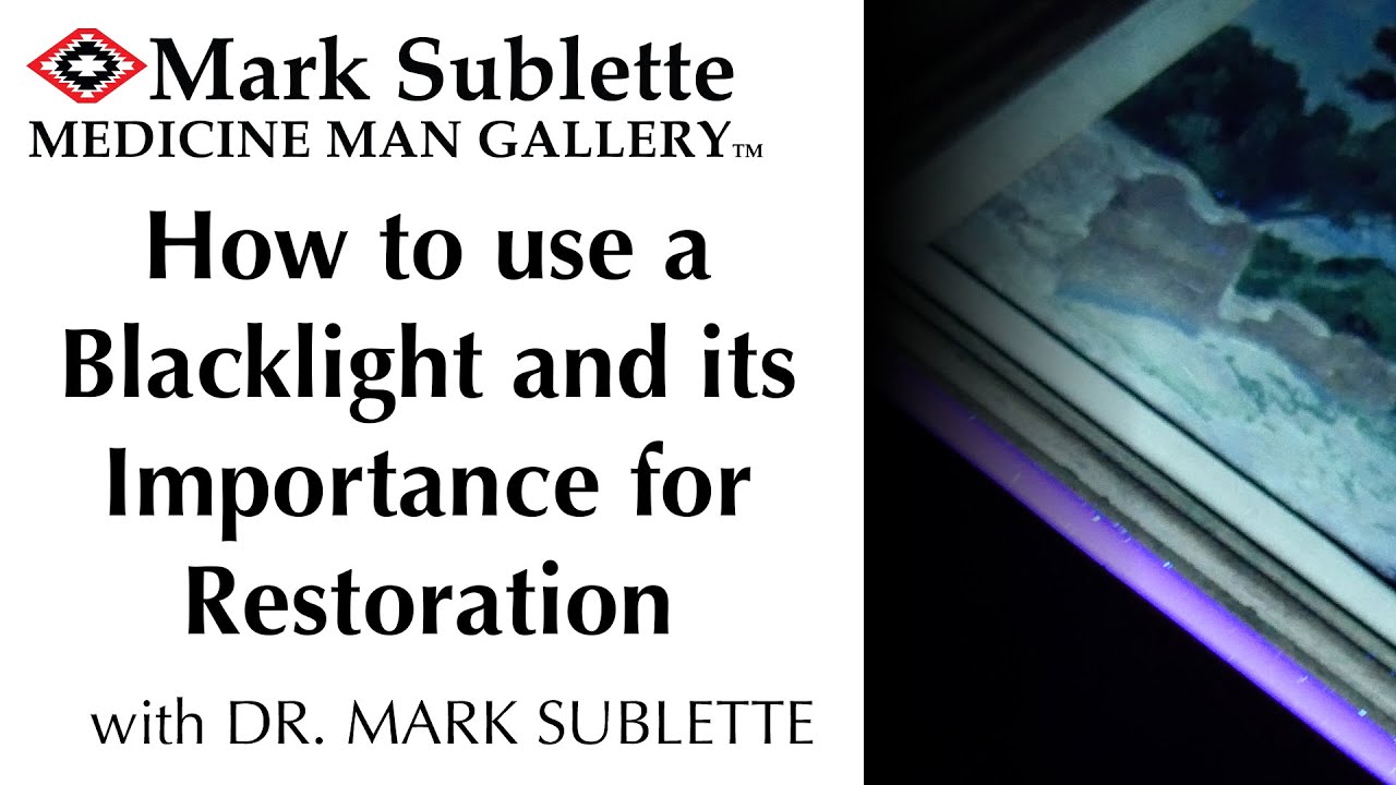 How to Use a Blacklight and its importance in restoration