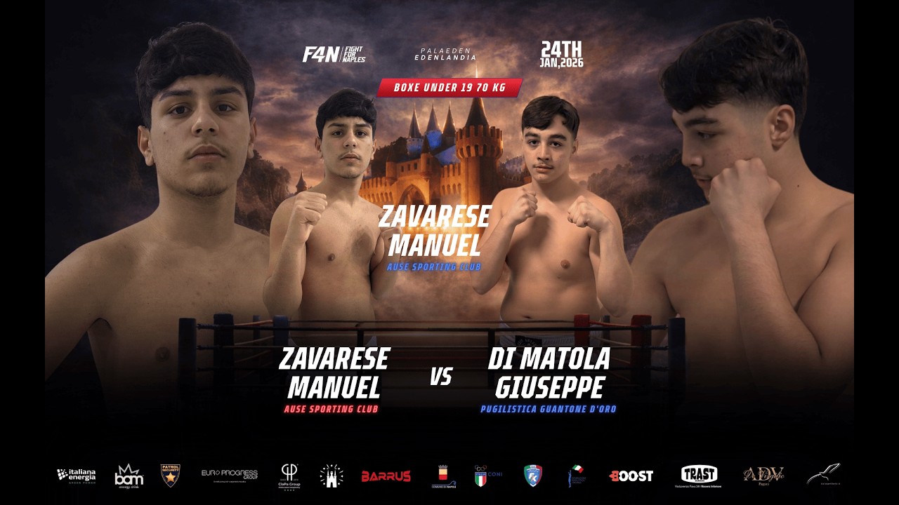 Di Matola Giuseppe VS Zavarese Manuel | BOXE UNDER 19 70 KG | F4N #7