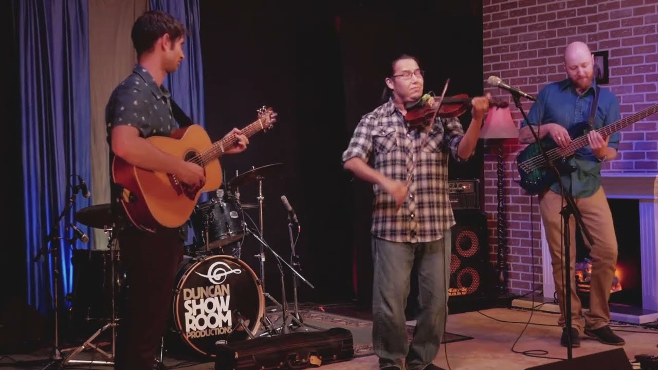 Wesley Hardisty - Metis fiddler at The Duncan Showroom